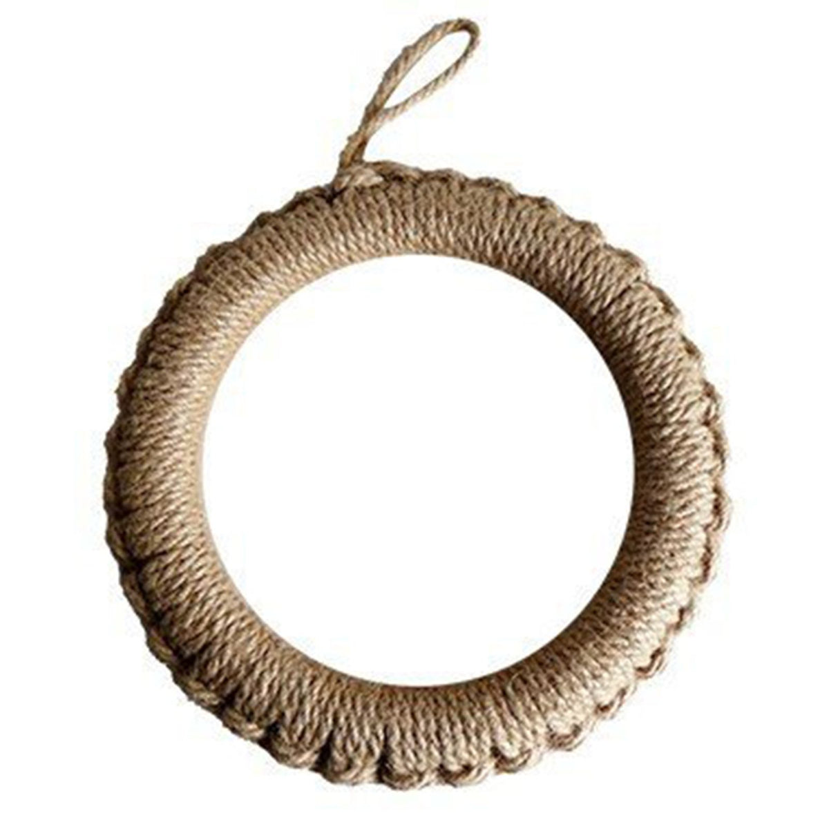 Insulated Coaster Ring Heat Resistance Linen Weaving Insulation Pad for Hot Pot Cup L