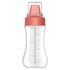 Squeeze Bottle Graduated Thicken Bottle Clear Identifying Labels Convenient Sauce Bottle for Kitchen Red