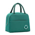 Lunch Bag High Capacity Reusable Tote Heat Preservation Dinner Insulation Hangbag Green