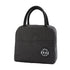 Lunch Bag High Capacity Reusable Tote Heat Preservation Dinner Insulation Hangbag Black