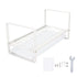Kitchen Cabinet Storage Shelf Rack Bowls Dishes Plates Drainboard Holder Rustproof Nonslip for Counter Cupboard Pantry White