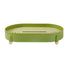 Tea Tray Simple Double Layer Pure Color Uniform Draining Holes Detachable Design Plastic Tea Tray Serving Green