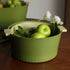 Drain Colander Double Layer Detachable Increased Deepened Capacity Plastic Colander Strainer Set for Kitchen Green Small