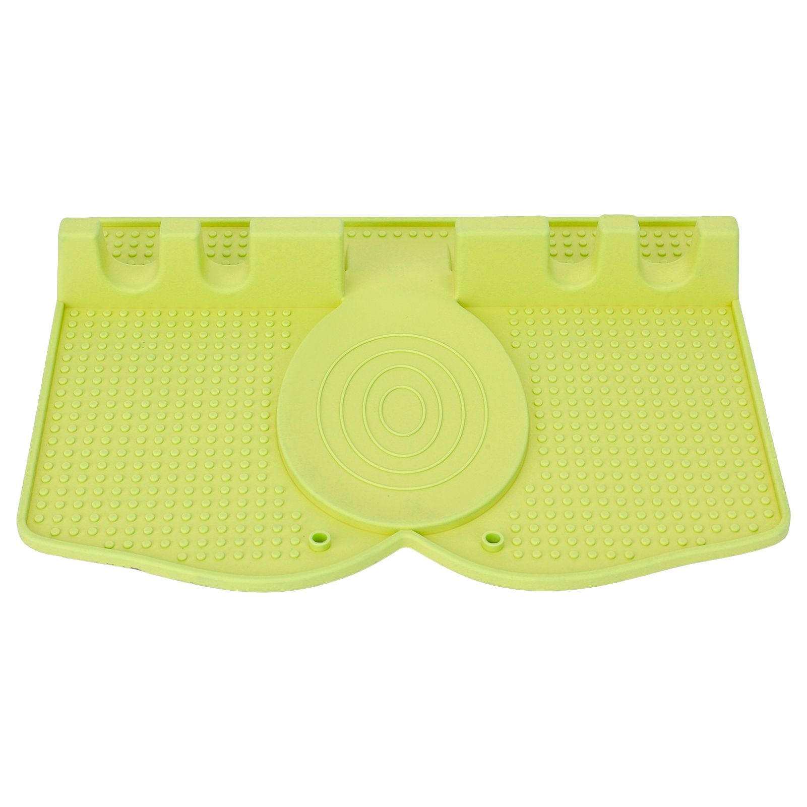 Silicone Utensil Rest Heat Resistant Non Slip Silicone Utensil Holder with Drip Pad for Kitchen Utensil Spoons Tongs Light Green