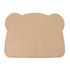Silicone Placemat Thicken Heat Insulation Anti Slip Soft Elastic Silicone Bear Placemat for Home Hotel Restaurant Brown