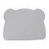 Silicone Placemat Thicken Heat Insulation Anti Slip Soft Elastic Silicone Bear Placemat for Home Hotel Restaurant Grey