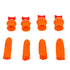 Silicone Thumb Knife Stainless Steel Thumb Knife Picker for Peel Pick Vegetables Pepper Beans Flat Knife
