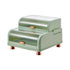 Draining Bowl Rack Plastic Tableware Drainer Storage Box Dish Chopsticks Drying Box with Lid Light Green