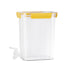 Cold Water Kettle Large Capacity Thicken Faucet Sealed Drink Storage Pot for Kitchen Yellow‑4.5L