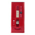 Rice Dispenser Transparent Clear Scale Funnel Type Dust Proof Household Rice Bucket for Soybean Oatmeal L Red 7.1 X 16.3 X 16.1in
