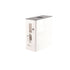Rice Dispenser Transparent Clear Scale Funnel Type Dust Proof Household Rice Bucket for Soybean Oatmeal S White 13.4 X 5.9 X 13.8in