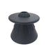 Coffee Filter Cup Food Grade Silicone Conical Coffee Dripper with Isolation Ring for Home Black