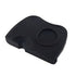 Coffee Press Pad Food Grade Silicone Odorless Double Groove Coffee Tamper Mat for Home Cafe Black M 17.5x12.5x0.6/6.9x4.9x0.24in