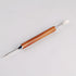 Coffee Art Needle Wood Handle Stainless Steel Latte Carving Pen DIY Coffee Art Tool Pear Wood Handle Coffee Art Needle