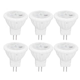 6pcs Brightness Dimming LED Spot Light Bulbs 360LM MR11 LED Landscape Track Light with Ceramic GU4 Base 110V 4W Warm Light 3000K