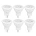 6pcs Brightness Dimming LED Spot Light Bulbs 360LM MR11 LED Landscape Track Light with Ceramic GU4 Base 110V 4W Warm Light 3000K