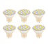 6Pcs GU4 LED Bulb 270LM 15LED Energy Saving Light Bulb MR11 Track Lamp Beads 12V 3W Warm Light 3000K