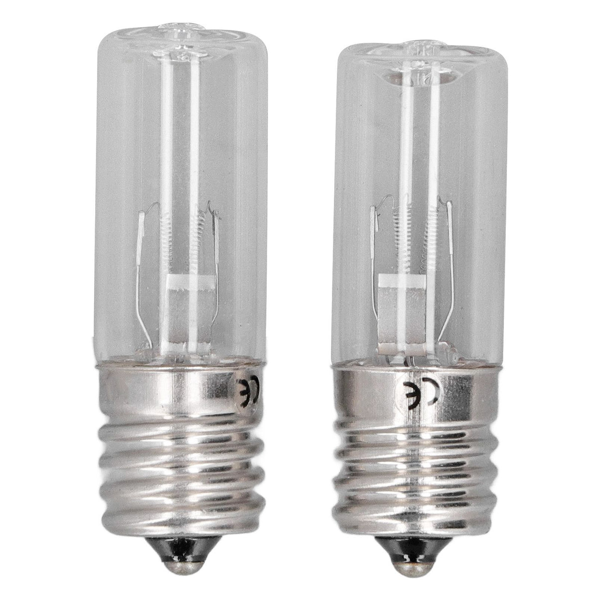 2Pcs Refrigerator Cabinet Light Deodorant Mite Removal E17 Lamp 10V 3W UVC Light Bulb