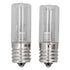 2Pcs Refrigerator Cabinet Light Deodorant Mite Removal E17 Lamp 10V 3W UVC Light Bulb