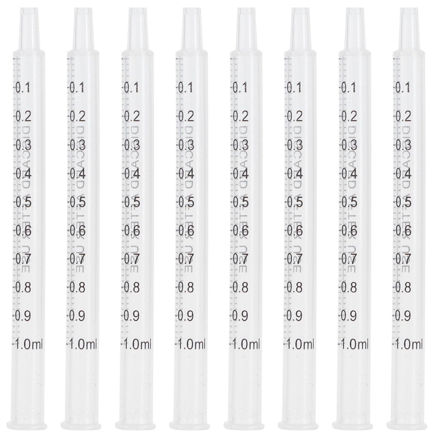 40Pcs Chicken Artificial Insemination Tool Injection Syringe Tube Poultry Farming Accessory