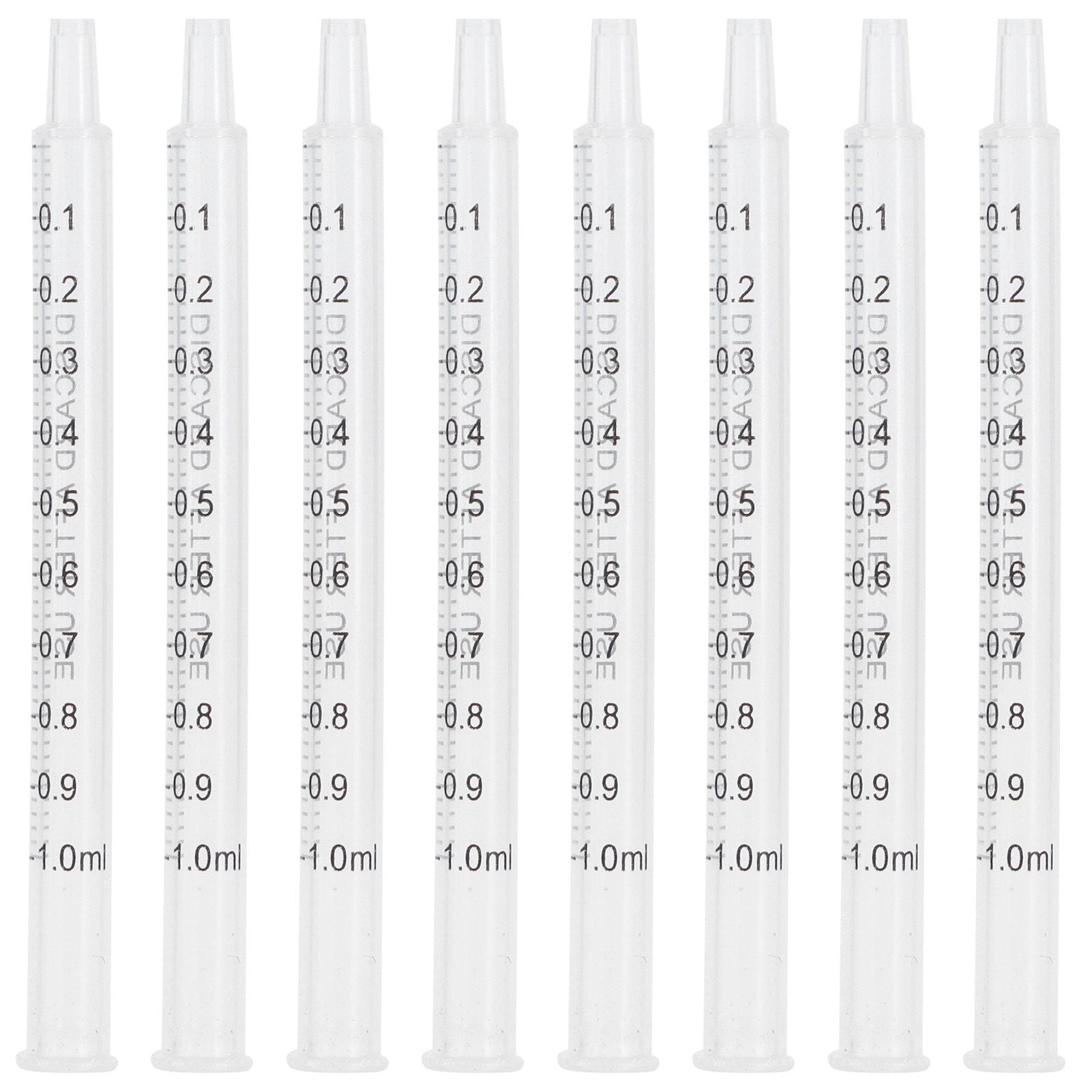 40Pcs Chicken Artificial Insemination Tool Injection Syringe Tube Poultry Farming Accessory