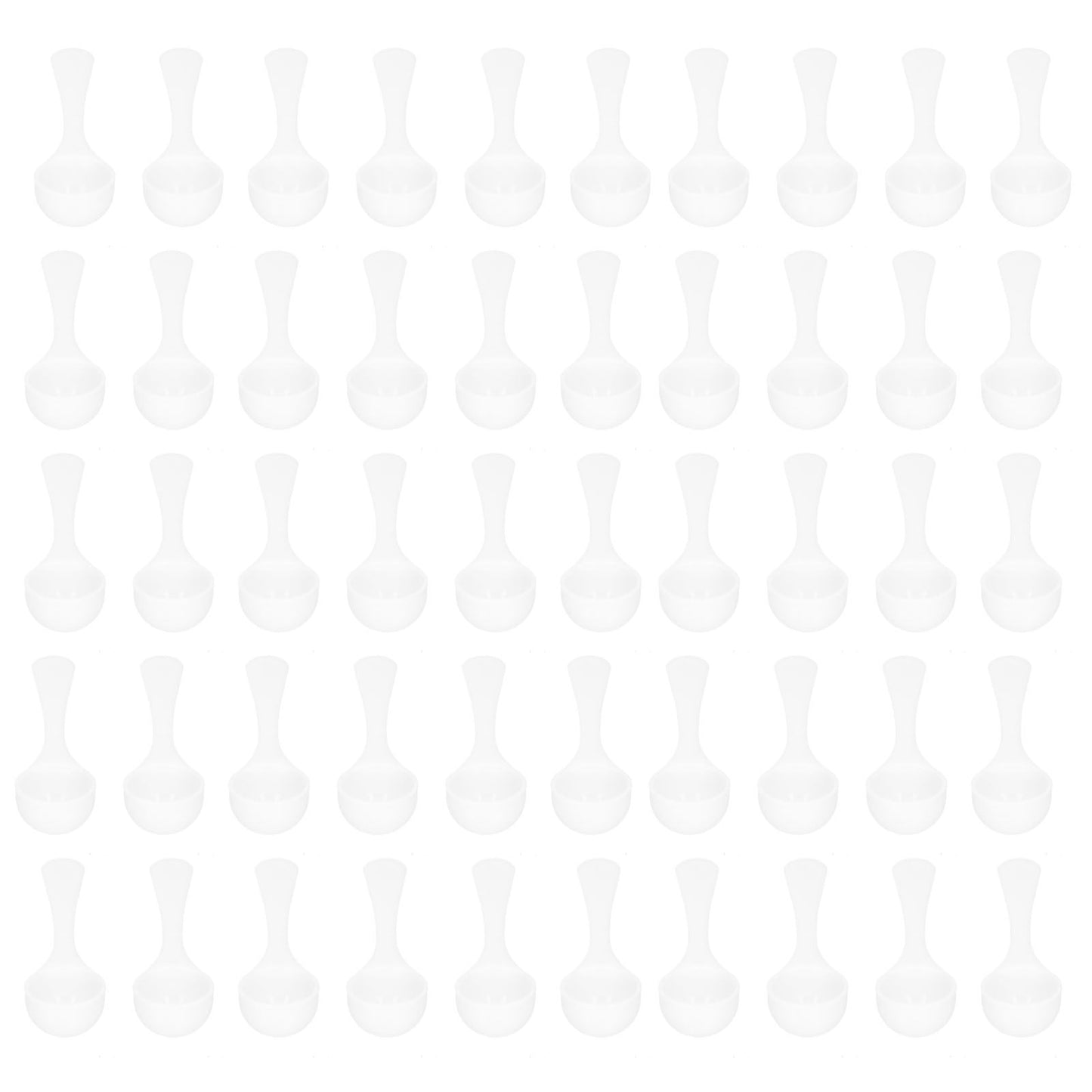 50PCS 5 ml Plastic Measuring Spoon Medicine Powder Fertilizer Scoop Gardening Supplies
