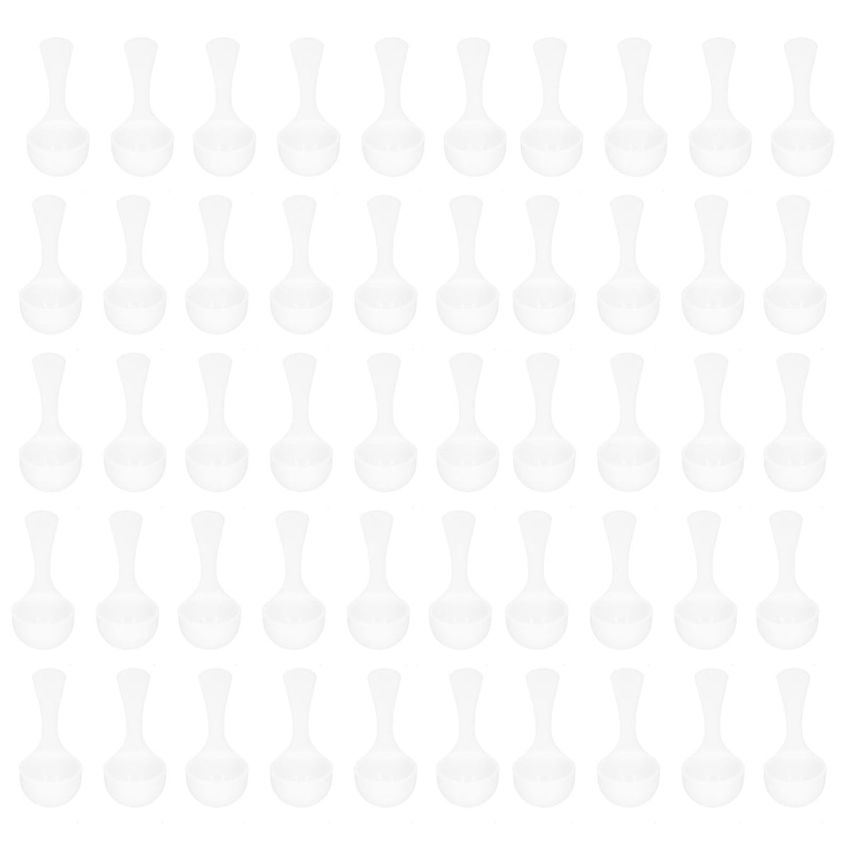 50PCS 5 ml Plastic Measuring Spoon Medicine Powder Fertilizer Scoop Gardening Supplies
