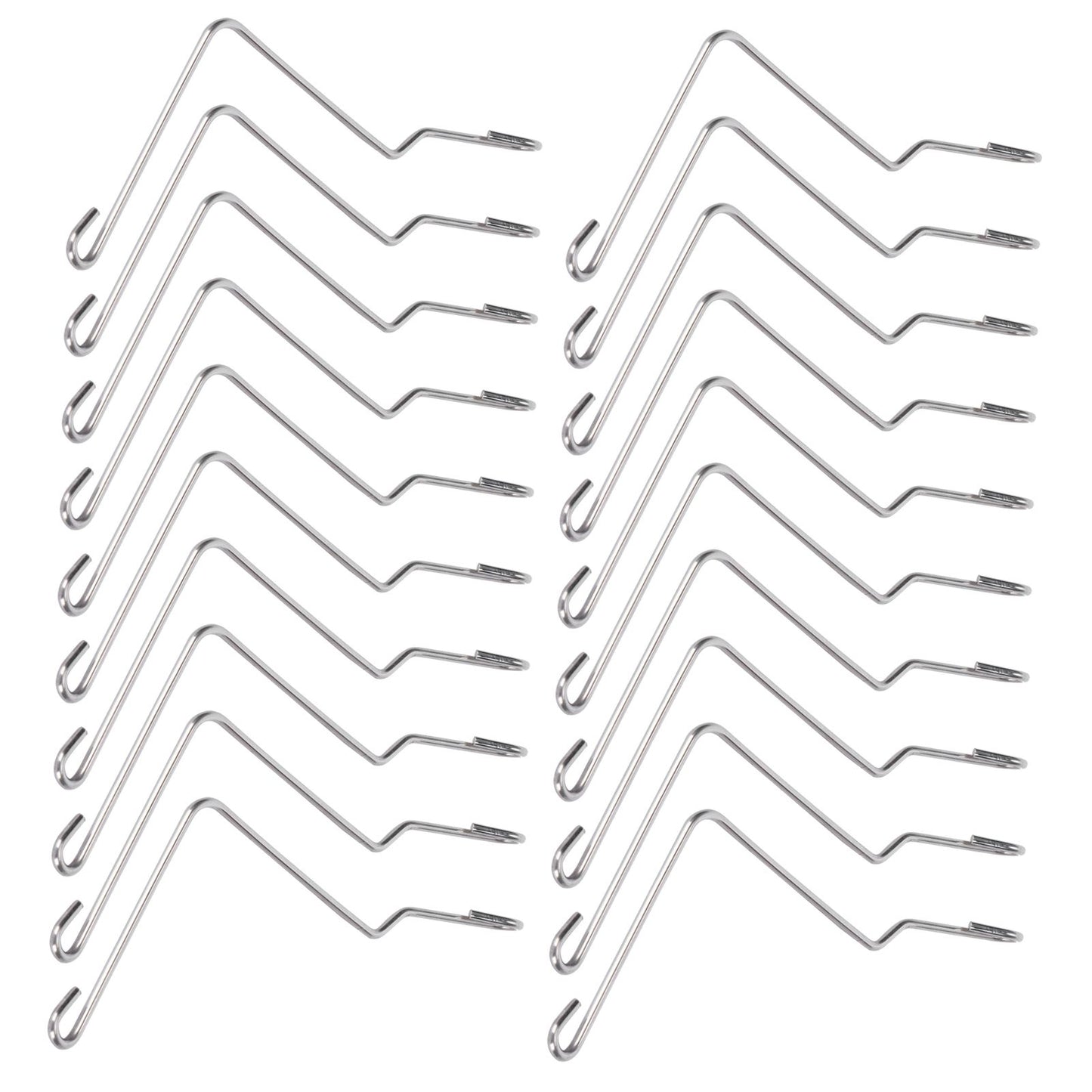 20PCS Stainless Steel Beehive Connector Bend Wire Holder Fastener for Wooden Beehive Tools