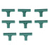 8Pcs T shape Connector DIY Plant Stake Joint Tee Adapter for 16mm Garden Plant Support