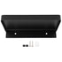 Bathroom Phone Holder Wall Mounted Thick Phone Storage Shelf Toilet Accessory 185x90mmBlack