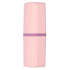 Portable Toothbrush Holder Toothbrush Storage Box Toothpaste Box for Indoor Outdoor Camping TravelPink