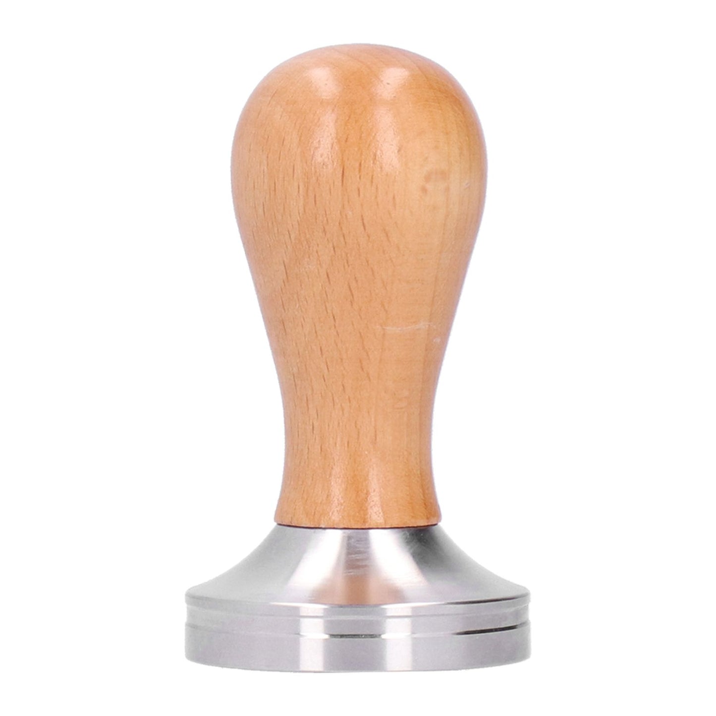 51mm Coffee Tamper Stainless Steel Coffee Powder Press Hammer with Wood Handle Tool