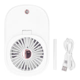 90 Degree Folding Electric Fan 2 in1 Portable Humidifying Electric Fan for Home OfficeWhite