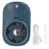 90 Degree Folding Electric Fan 2 in1 Portable Humidifying Electric Fan for Home OfficeDark Blue