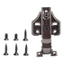 Hydraulic Mute Aluminum Frame Door Hinge Punch Free Wardrobe Cabinet Door Hinge Hardware