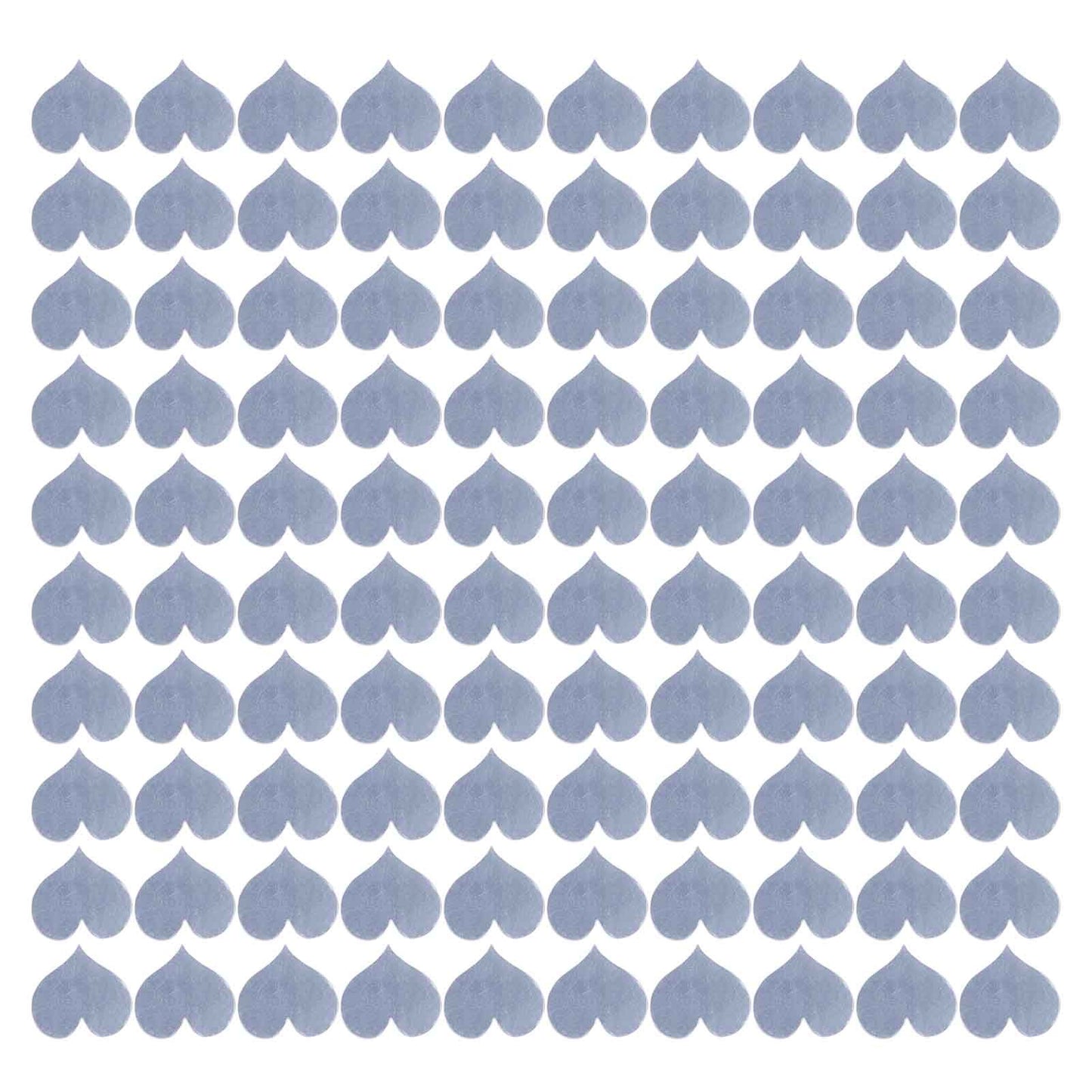 100PCS Self‑Adhesive Mirror Wall Stickers Heart Shape DIY Wall Decal for Home Bedroom Decor