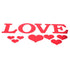 Mirror Wall Stickers Heart Shape DIY Wall Decal for Home Bedroom Living Room DecorRed