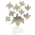 DIY Wall Stickers Maple Leaf Shape PVC Decals 3‑Dimensional Home Wall DecorationGold