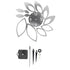 DIY Mirror Wall Clock Stickers Modern Decor for Home Living Room Background StickerSilver