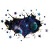DIY Wall Sticker 3‑Dimensional Star Universe Decals Living Room Bedroom Decoration
