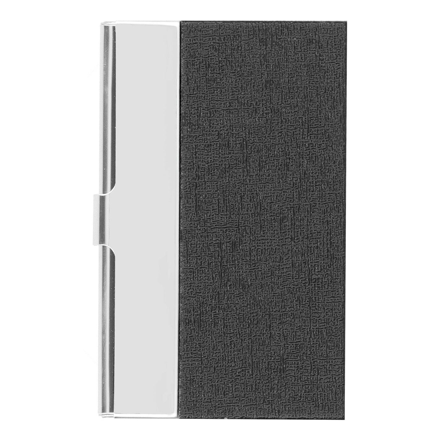 Business Card Holder Stainless Steel Name Card Case for Traveling and Business SuppliesBlack 701#