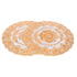 2PCS 30cmx30cm Table Mats Gold Dining Table Placemats for Wedding Party SuppliesStyle 01