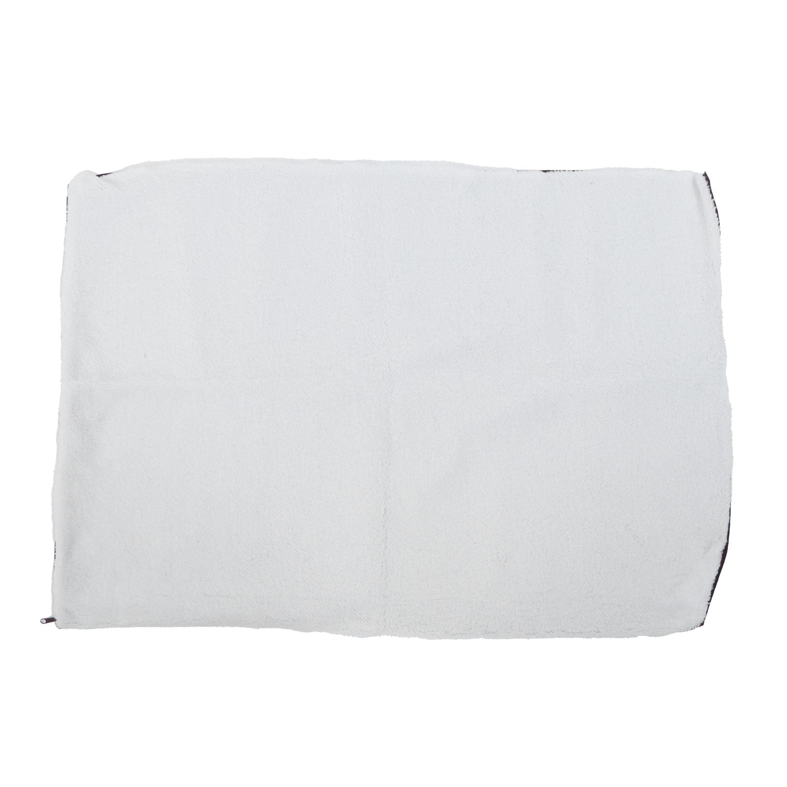 Pet Heating Pad Non Slip Detachable Insulation Warm Blanket for Pet House Dog Kennel(White 90x64cm)