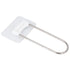 Clothes Hanger Organizer Stainless Steel UShape Wall Storage Rack for Bathroom Balcony White