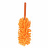 Telescopic Duster Detachable Washable 72cm Chenille Dust Removal Tool for Home Cleaning Orange