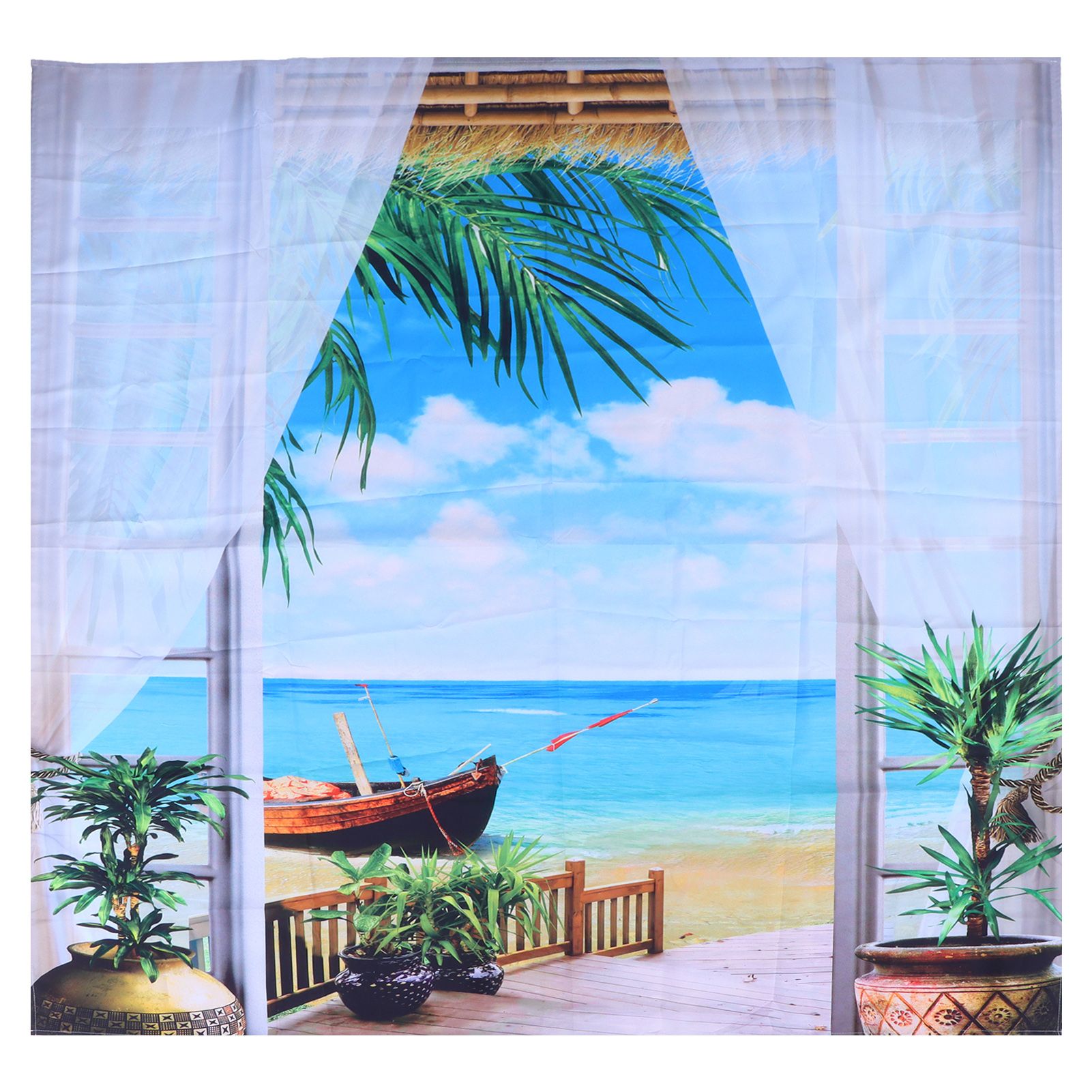 Home Tapestry Landscape Pattern Polyester Fabric Hanging Blanket for Bedroom Balcony230x180cm