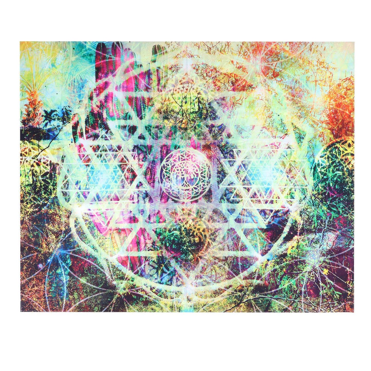 Abstract Geometric Pattern Tapestry Wall Hanging for Living Room Bedroom Art Decor200x150cm