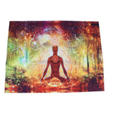 Forest Yoga Background Pattern Tapestry Wall Hanging Wall Blanket for Home Decor230x180cm