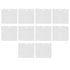 10PCS Card Protector Waterproof Immunization Record Card Holder Clear PVC Sleeve