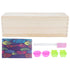 1200ml Silicone Rose Soap Mold Double Open DIY Hand-Made Soap Making Supplies Sky Blue